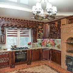 Кухня из массива дуба в классическом стиле "Люкс 6"